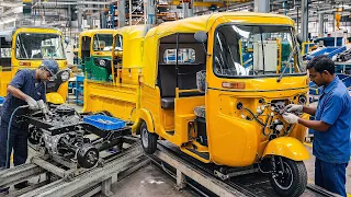 How a Passenger Rickshaw Is Made | Complete Manufacturing & Assembly Process