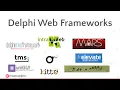 Evaluating Web Development Frameworks for Delphi