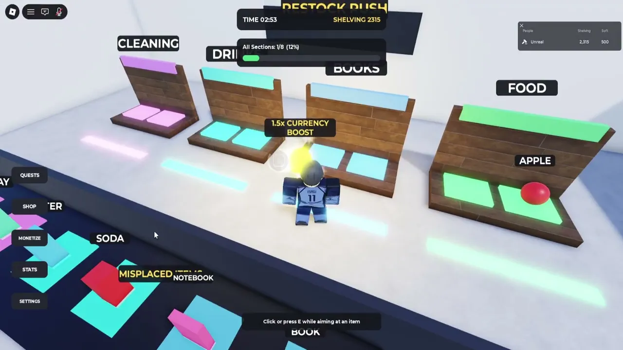Restock Rush — Live-Service Systems Showcase