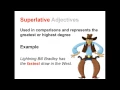 Comparative and Superlative Adjectives Parts of Speech App