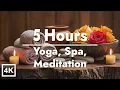 5 Hours Spa Massage Music Slow Ambient Relaxation for Yoga Spa Deep Meditation 4K