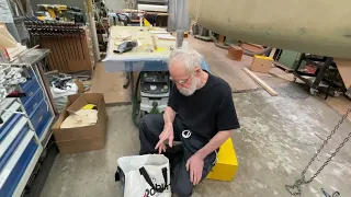 Flaking is how I will store the rope and chain anchor rode with no drum winch.