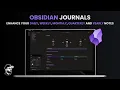 Obsidian Journals - The Best Plugin for Daily Notes