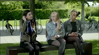 The brush off pantyhose girls