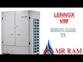 LENNOX VRF ERROR CODE P4