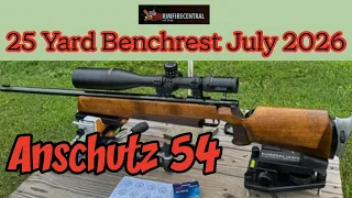 Anschutz 54 Rimfire Central 25 yard Benchrest July 2026