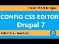 How to enable your CSS Editor module in Drupal 7