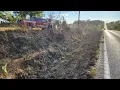 Multiple fire departments battle Ash Grove Mo brush fires believed to be intentionally started