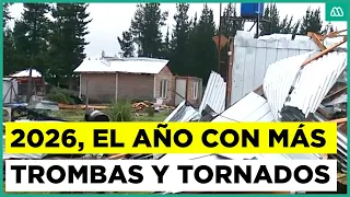Chile registra el año con mayor cantidad de trombas y tornados
