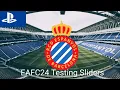 EAFC24 sliders testing PS5
