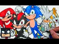 Sonic The Hedgehog Full Color Poster Art Process