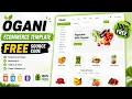 Modern Grocery Store Website Using HTML CSS JavaScript with Free Source Code