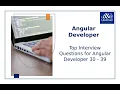 Top 10 Angular Developer Interview Q and A for Frontend Development and Career Success Part 3