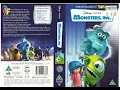 Lagu Original VHS Opening and Closing to Monsters Inc UK VHS Tape