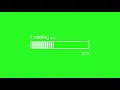 Loading Bar Green Screen Effect