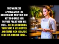 Download Lagu THE WAITRESS WARNED THE MILLIONAIRE... THE NEXT DAY, A HELICOPTER ARRIVED AT HER HOUSE...