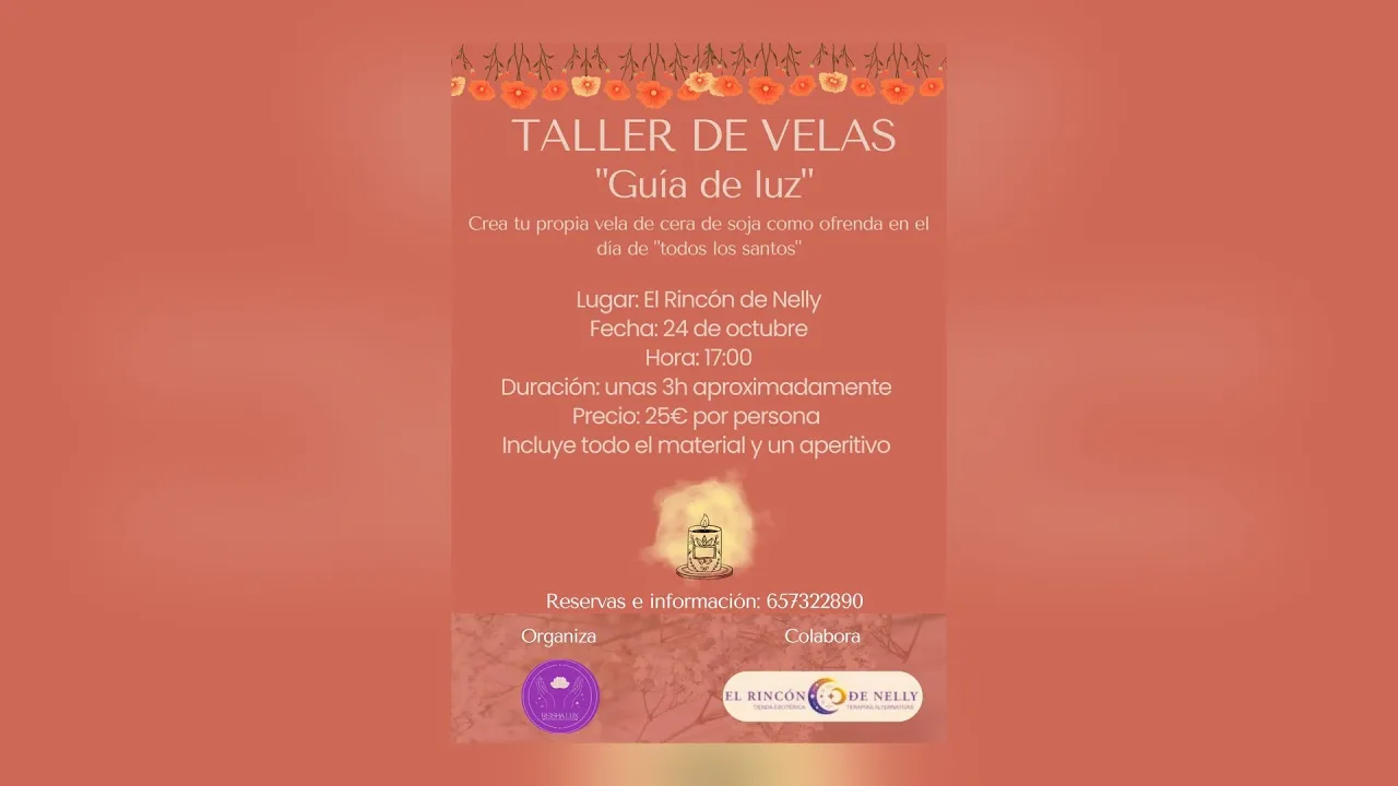 Taller de Velas “Guía de luz”