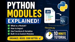 Python Modules Explained in 10 Minutes What is a Module Beginner Friendly