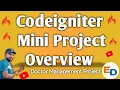 CodeIgniter Mini Project Overview Creating a Powerful Web Application from Scratch
