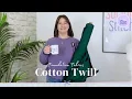Cotton Twill How It Feels What It s Best For Sewing Tips