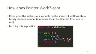 C Programming Language Chapter 13 Pointers