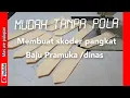 Lagu cara gampang membuat  skoder pangkat baju Pramuka dan dinas tanpa pola