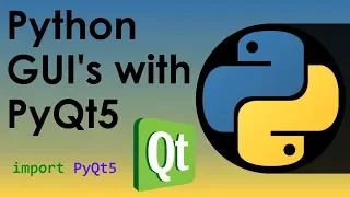Python GUI s with PyQt5