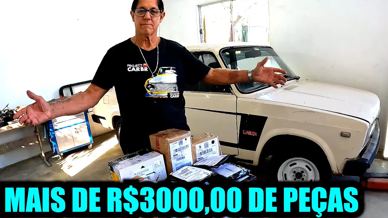 GASTAMOS MAIS DE R$ 3.000,00 EM PEÇAS NO LADA LAIKA!