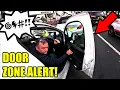 Angry Van Driver Doors Cyclist