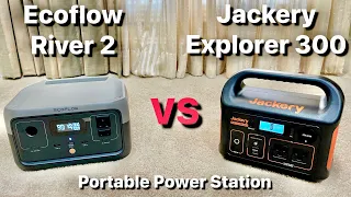 Ecoflow River 2 VS Jackery Explorer 300 Portable Power Station | Comparison