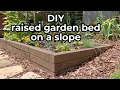 DIY Terraced Raised Bed Perfect Solution for Sloped Gardens