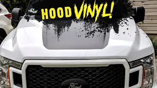 SEC10 Hood Decal Vinyl install on my 2018 F150