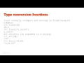 Type Conversion Function in Python Hindi