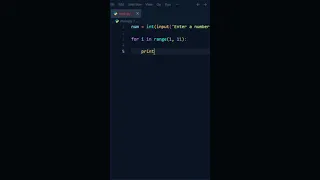Table multiplication in python