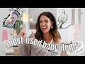 MOST-USED BABY ITEMS 2025 baby registry guide from 2nd time mom