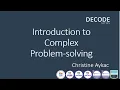 Introduction to Complex Problem-solving