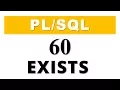 tutorial 60 Collection Method EXISTS in Oracle Database by Manish Sharma