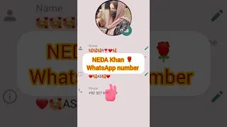 Neda Khan WhatsApp Number Shorts Girls 