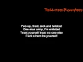 Papa Roach - Born With Nothing, Die With Everything {Lyrics on screen} HD
