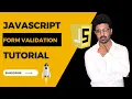JavaScript Tutorial For Beginners In - Javascript Form Validation