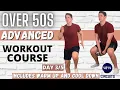 Over 50s Advanced Full Body Weights And Cardio Workout Workout Day