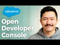 How To Open Developer Console In Salesforce Salesforce Developer Tutorials 2025 Guide