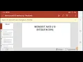 Memory and interfacing of 8086