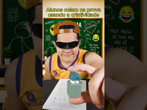 Alunos colam na prova usando a criatividade 😱