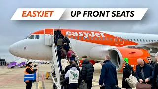 EasyJet Airbus A319-100 Up Front Seat London LTN to Paris CDG Flight Review