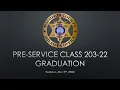 PreService Class 203-22 Graduation