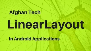 Linear Layout in Android Application
