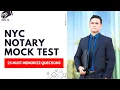 Notary Public Exam NYC - New York City Mock Test Study Guide 25 Must Memorize Questions