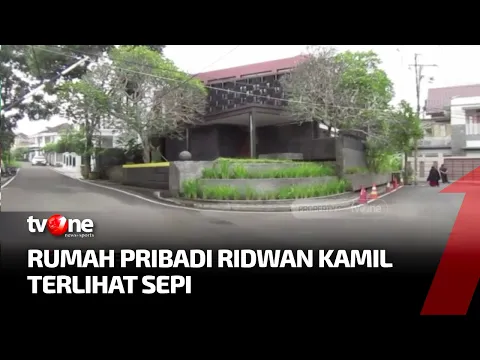 Kediaman Ridwan Kamil Terlihat Sepi Usai Insiden Eril Hilang di Swiss