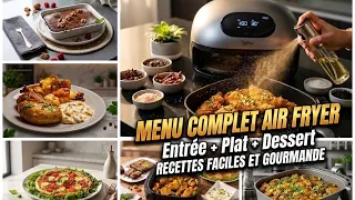 ✨idée de recettes au air Fryer ✨poulet, feuilleté, brownies chocolat…👌